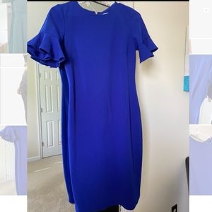 Calvin Klein Blue Short Cocktail Dress
